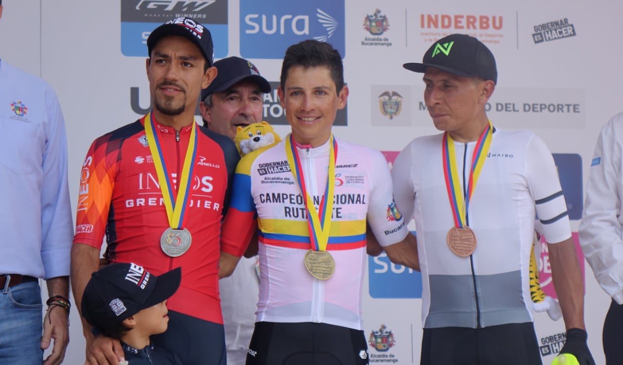 Chaves, Martínez y Quintana: Pódium de los Nacionales de Ruta 2023