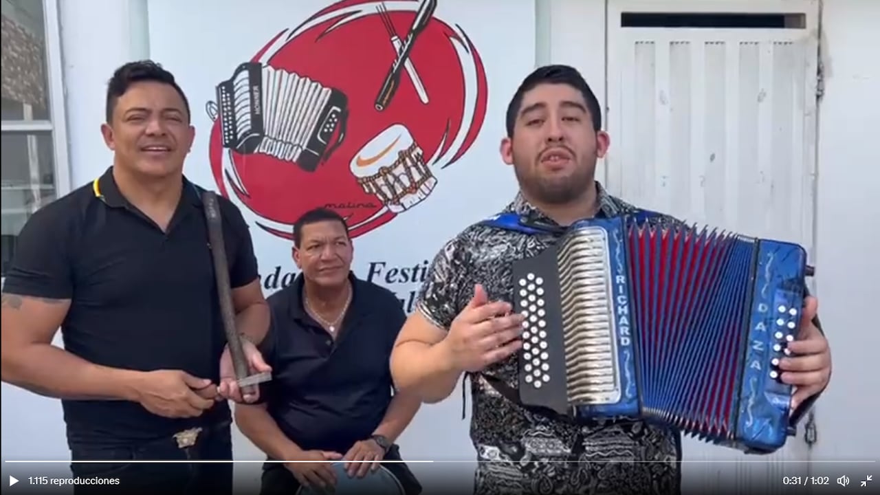 Richard Enrique Daza Flórez, de Chicago Illinois Usa, es el primer acordeonero