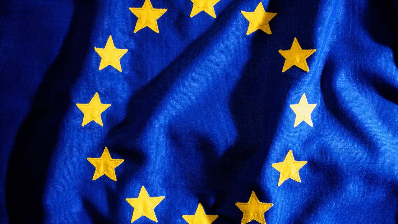 Bandera Unión Europea. Getty.