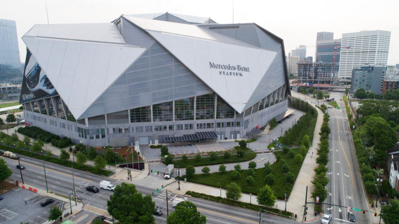 Mercedes Benz Stadium.