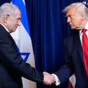 El presidente estadounidense Donald Trump y el primer ministro israelí Benjamin Netanyahu en Mar-a-Lago, Palm Beach, Florida.