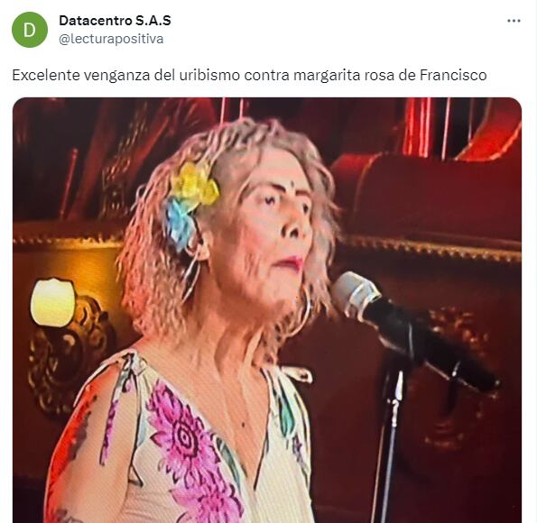 Memes tras audición de 'Yo me llamo' Margarita Rosa de Francisco