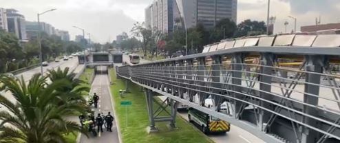 Por presencia de un paquete sospechoso cerraron la estación de TransMilenio de El Tiempo - Maloka