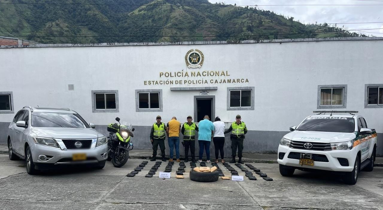 El estupefaciente era transportado en un carro que tenía varias caletas