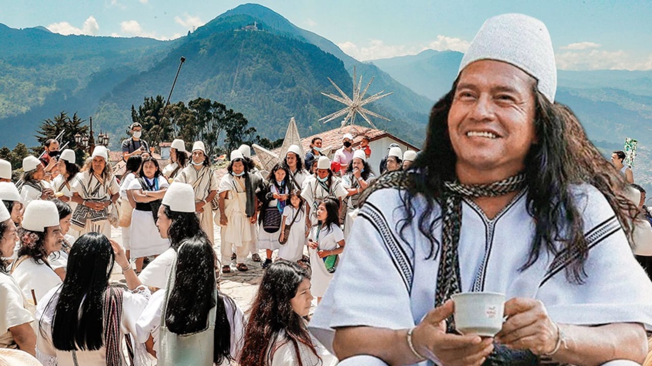 El indígena arhuaco Rogelio Mejía, cuyo nombre original es Zarunküngümü, reclama a la Federación de Cafeteros por el uso de su imagen en todo el mundo sin siquiera ser consultado.