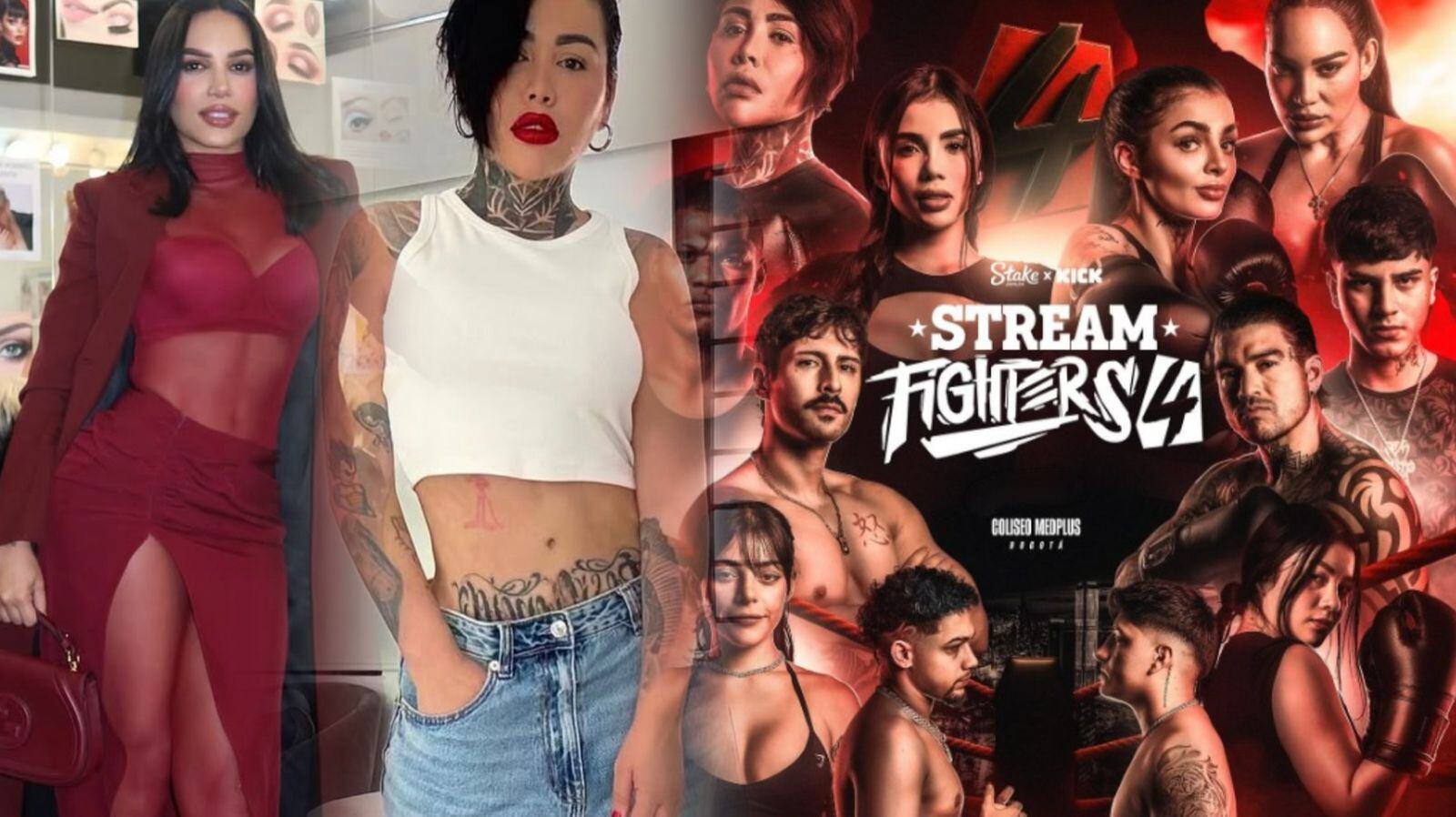 Andrea Valdiri y Yina Calderón se enfrentarán en Stream Fighters 4.