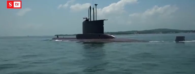 Submarino colombiano.
