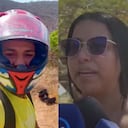 De izquierda a derecha: Alias Bendito Menor, su hermana, y el presidente Abelardo De La Espriella.