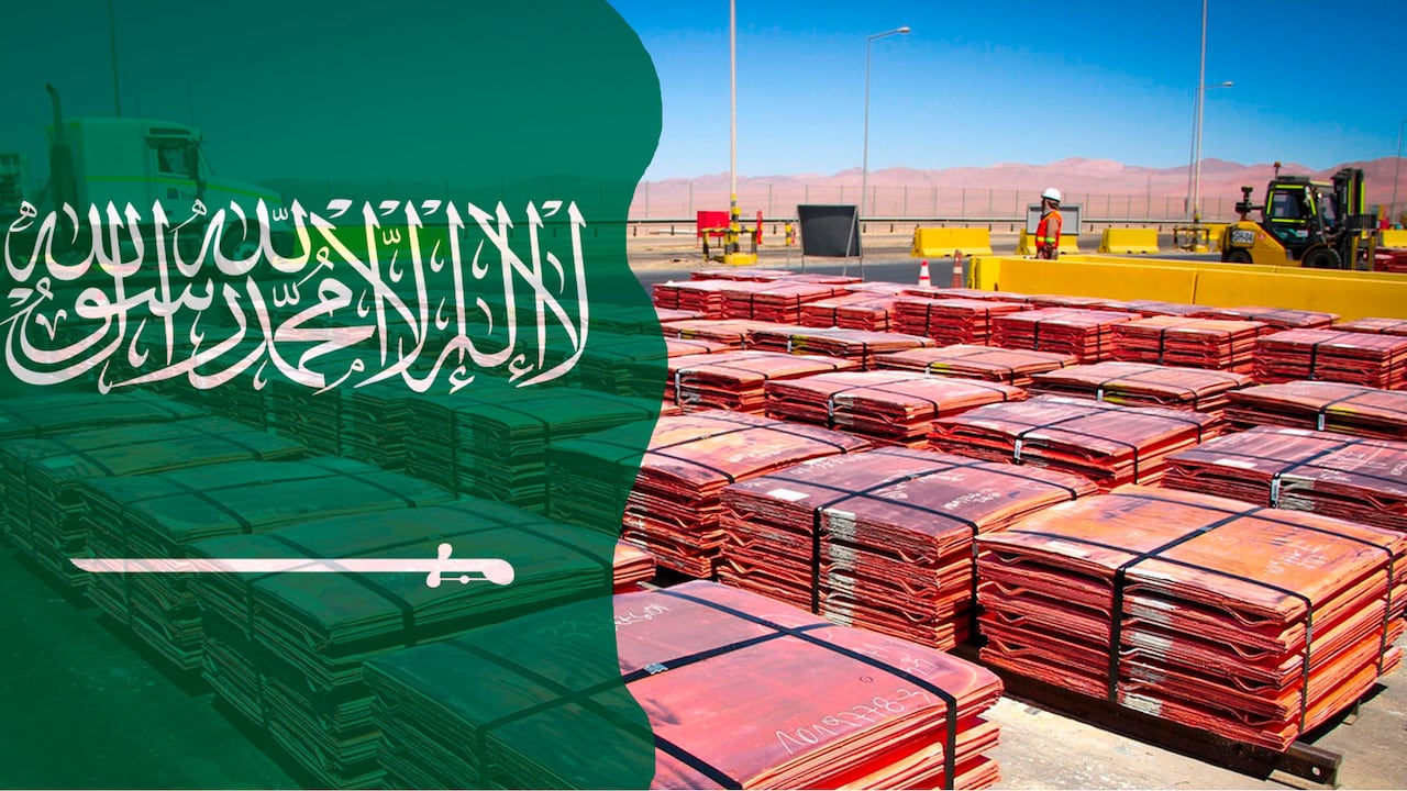 Arabia Saudita busca invertir en América Latina para obtener cobre y litio (foto tomada de Meer.com - Montaje: Semana)