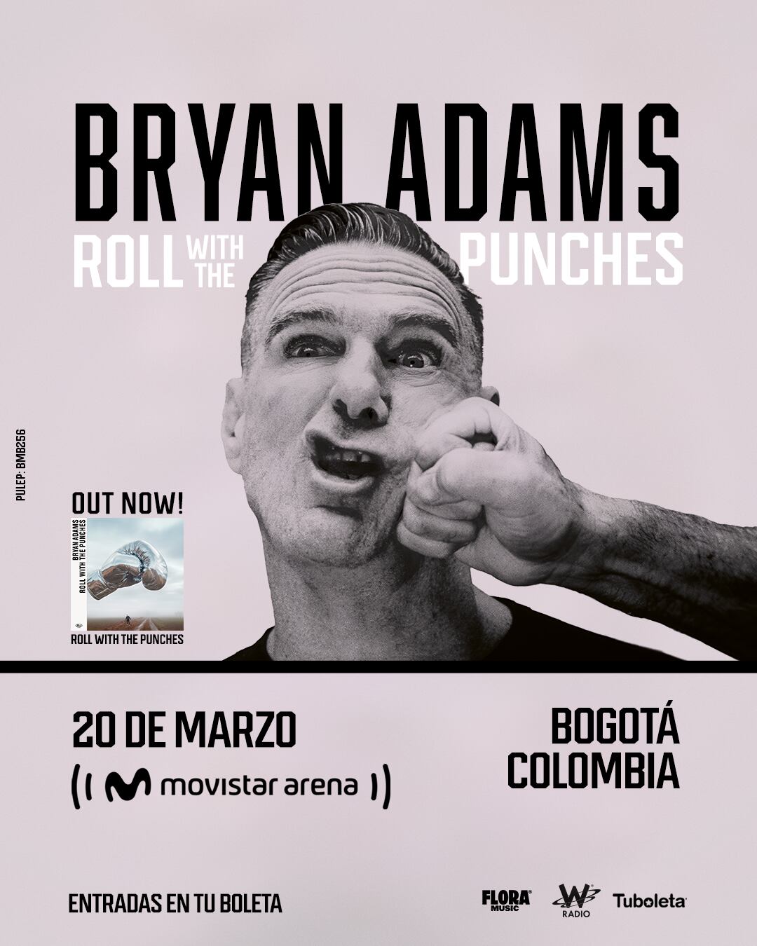 Bryan Adams presentará en Bogotá en 2026.