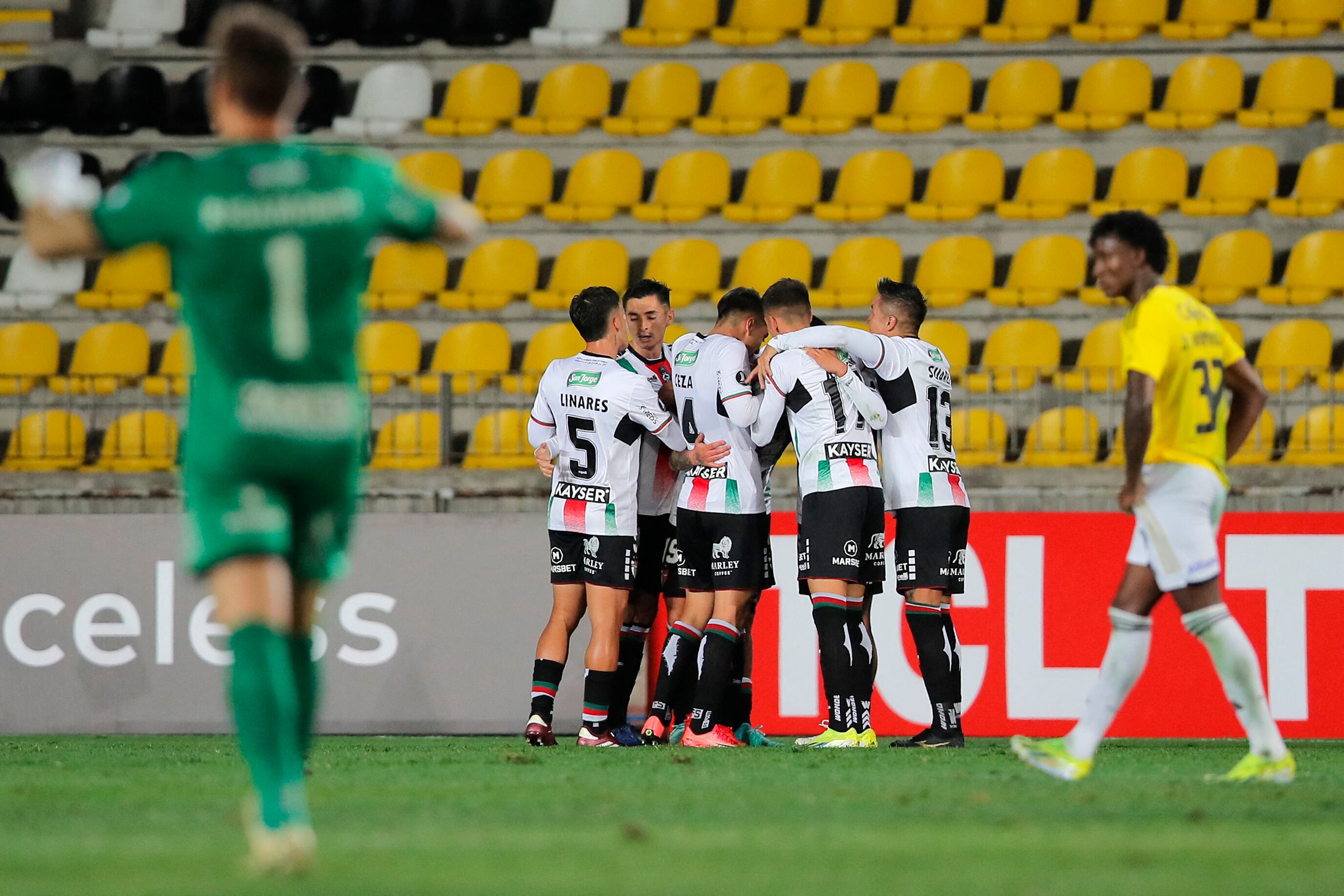 Dura derrota de Millonarios en Chile frente a Palestino.