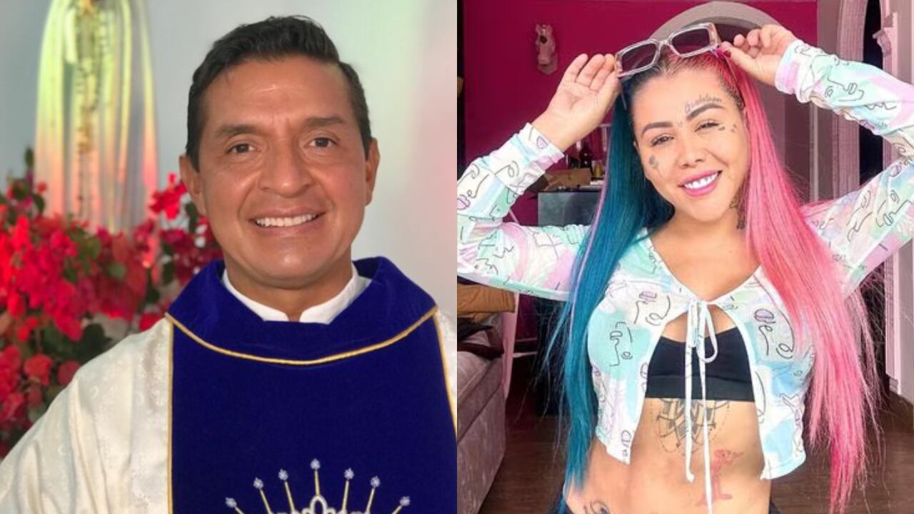 El padre Chucho se reunió con Yina Calderón luego de asegurar que la mujer vivía experiencias paranormales.