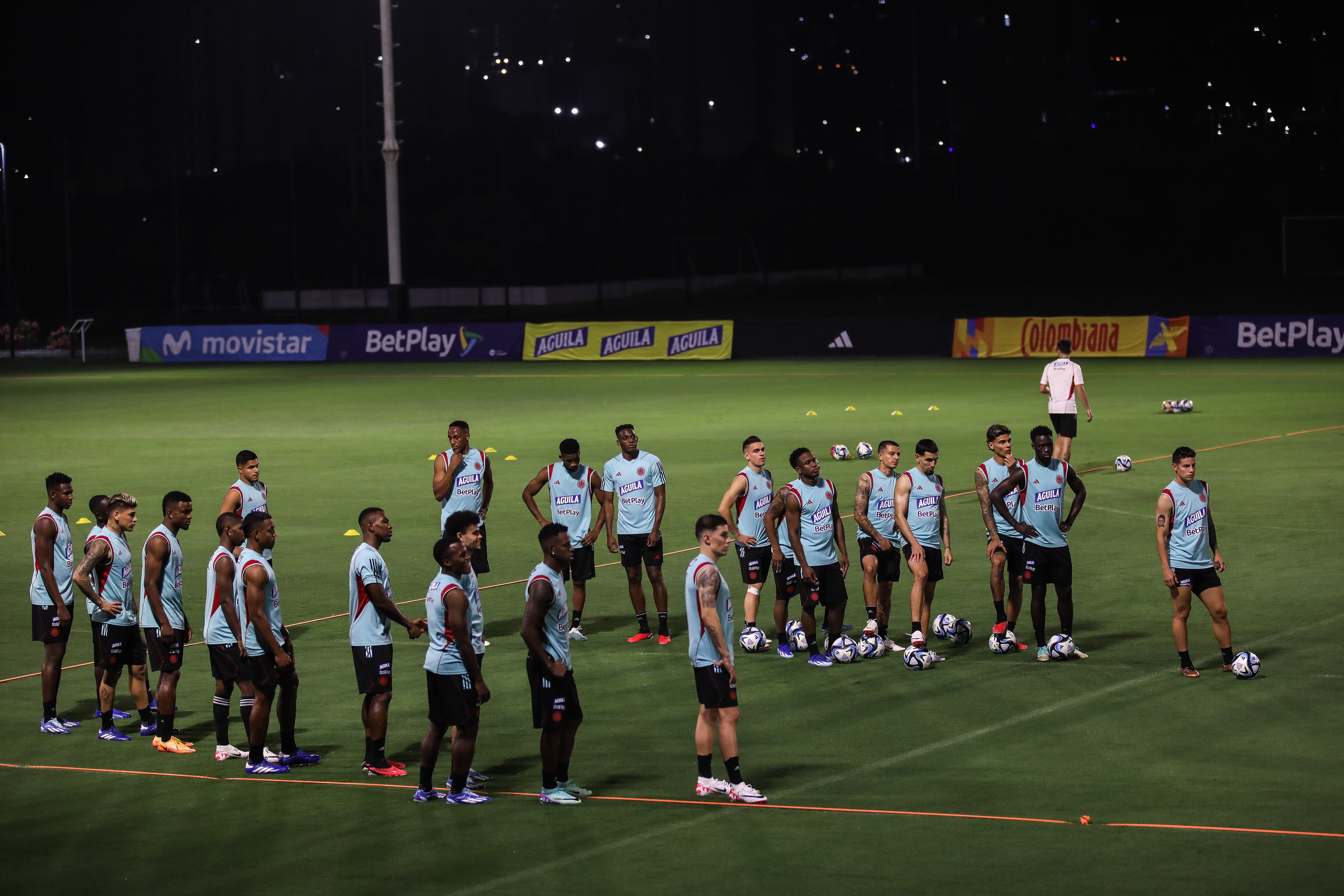 Entrenamiento selección Colombia