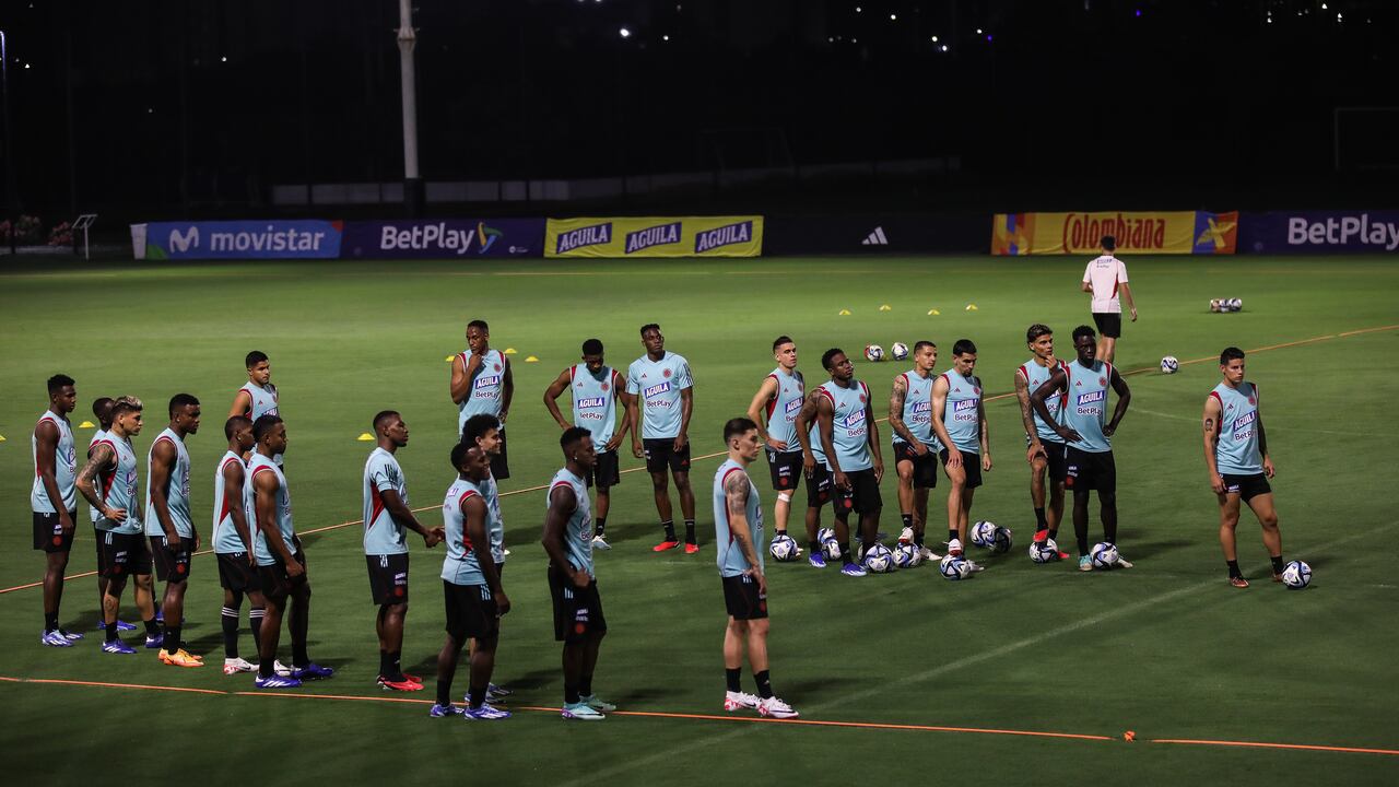 Entrenamiento selección Colombia