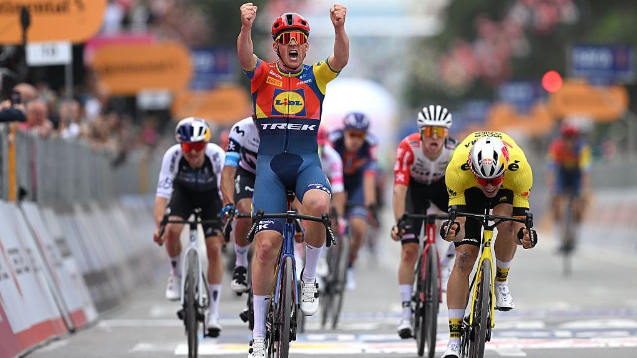 Imagen de la etapa 1 del Giro de Italia 2025.