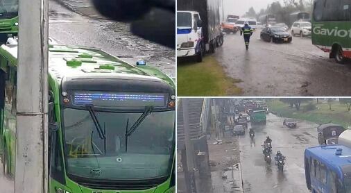Lluvias en Bogotá.