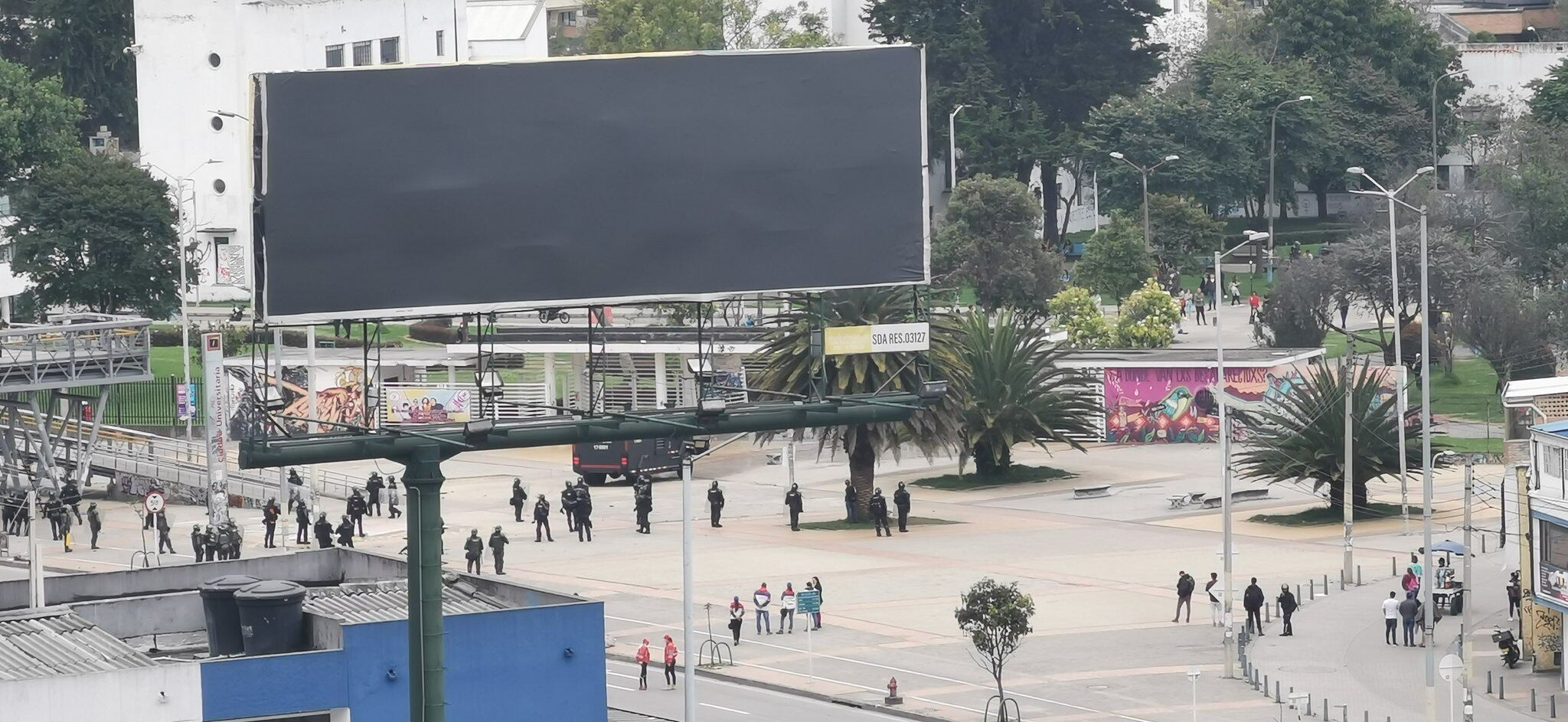Protestas en la Universidad Nacional