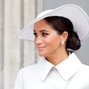 LONDON, UNITED KINGDOM - JUNE 03: (EMBARGOED FOR PUBLICATION IN UK NEWSPAPERS UNTIL 24 HOURS AFTER CREATE DATE AND TIME) Meghan, Duchess of Sussex attends a National Service of Thanksgiving to celebrate the Platinum Jubilee of Queen Elizabeth II at St Paul's Cathedral on June 3, 2022 in London, England. The Platinum Jubilee of Elizabeth II is being celebrated from June 2 to June 5, 2022, in the UK and Commonwealth to mark the 70th anniversary of the accession of Queen Elizabeth II on 6 February 1952. (Photo by Max Mumby/Indigo/Getty Images)
