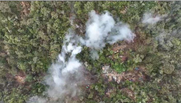 Operativo contra la minería ilegal en Los farallones de Cali