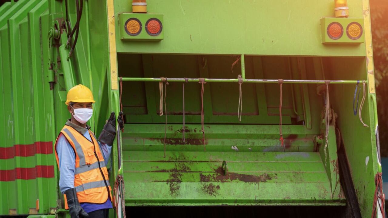 El trabajo de recolector de basura en Estados Unidos tiene un buen salario