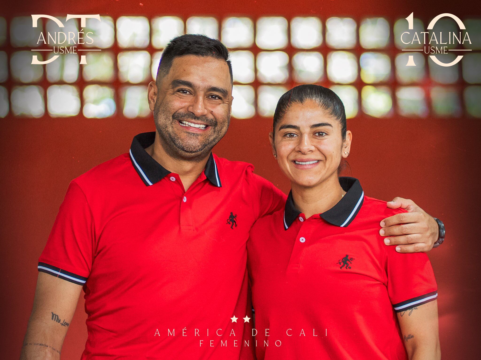 Andrés y Catalina Usme, nuevos fichajes del América de Cali.