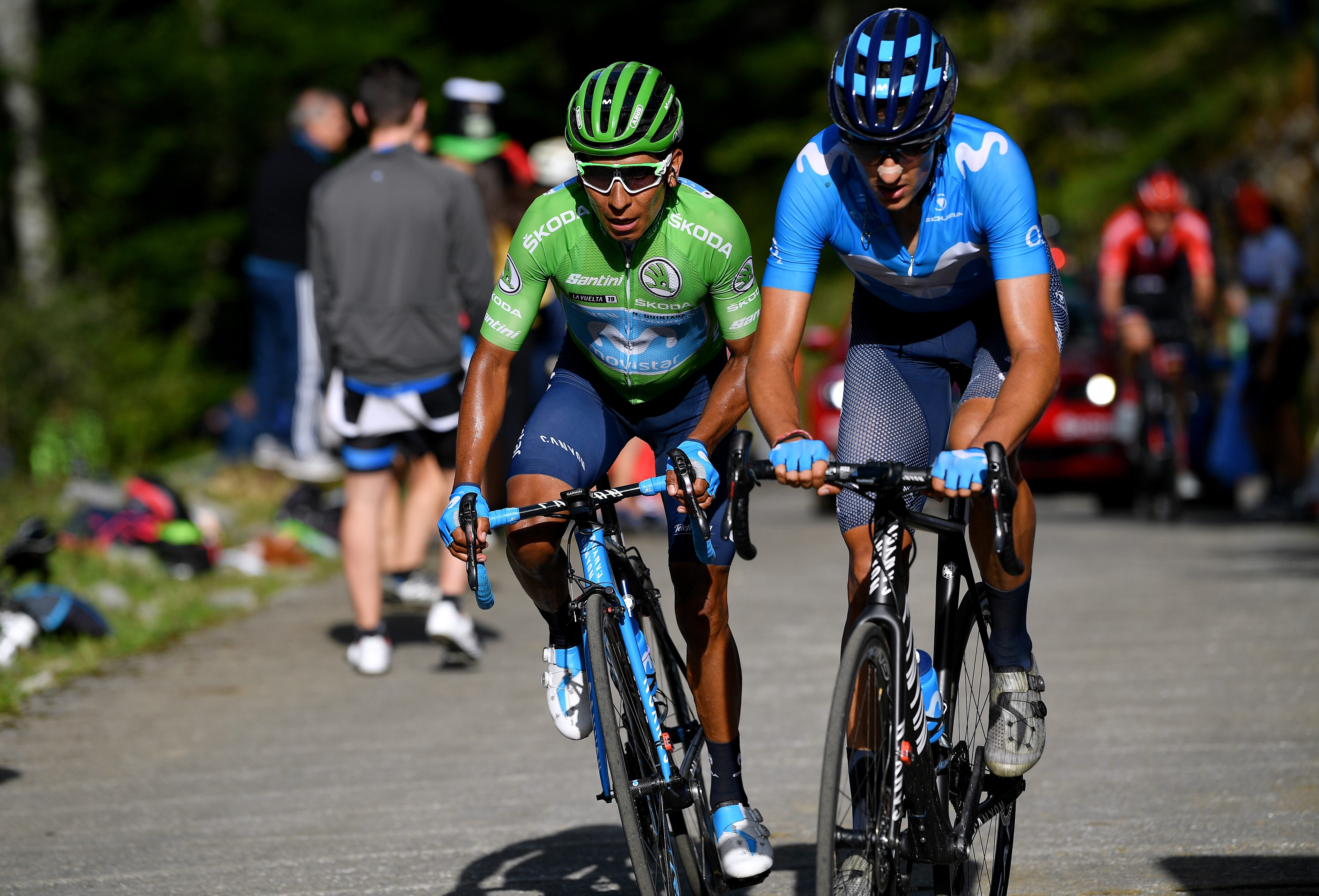 Nairo Quintana y Marc Soler compartieron varios años en el Movistar Team.