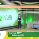 Sorteo Lotería del Cauca del 11 de julio de 2026