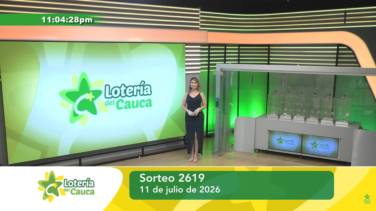Sorteo Lotería del Cauca del 11 de julio de 2026