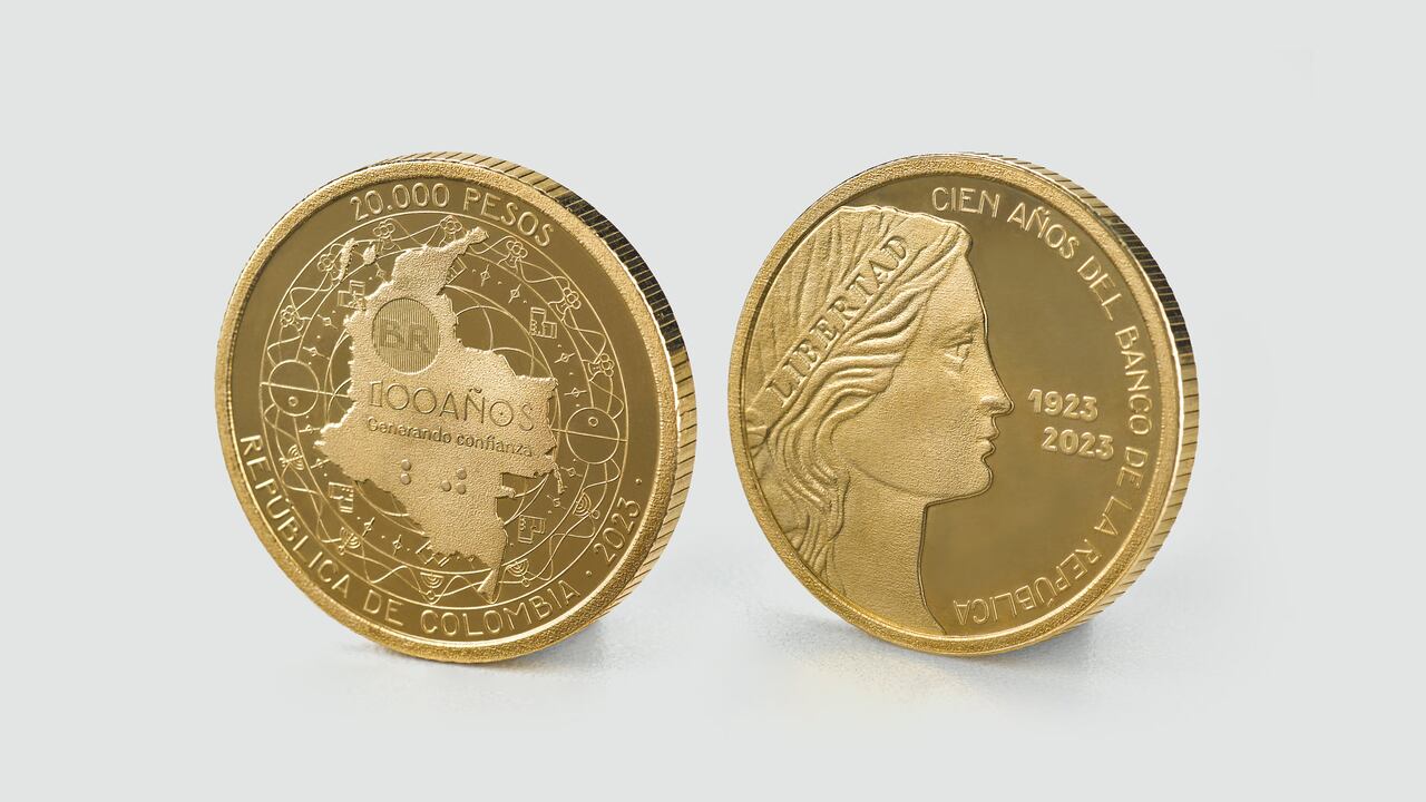 Nueva moneda de 20.000 del Banco de la República