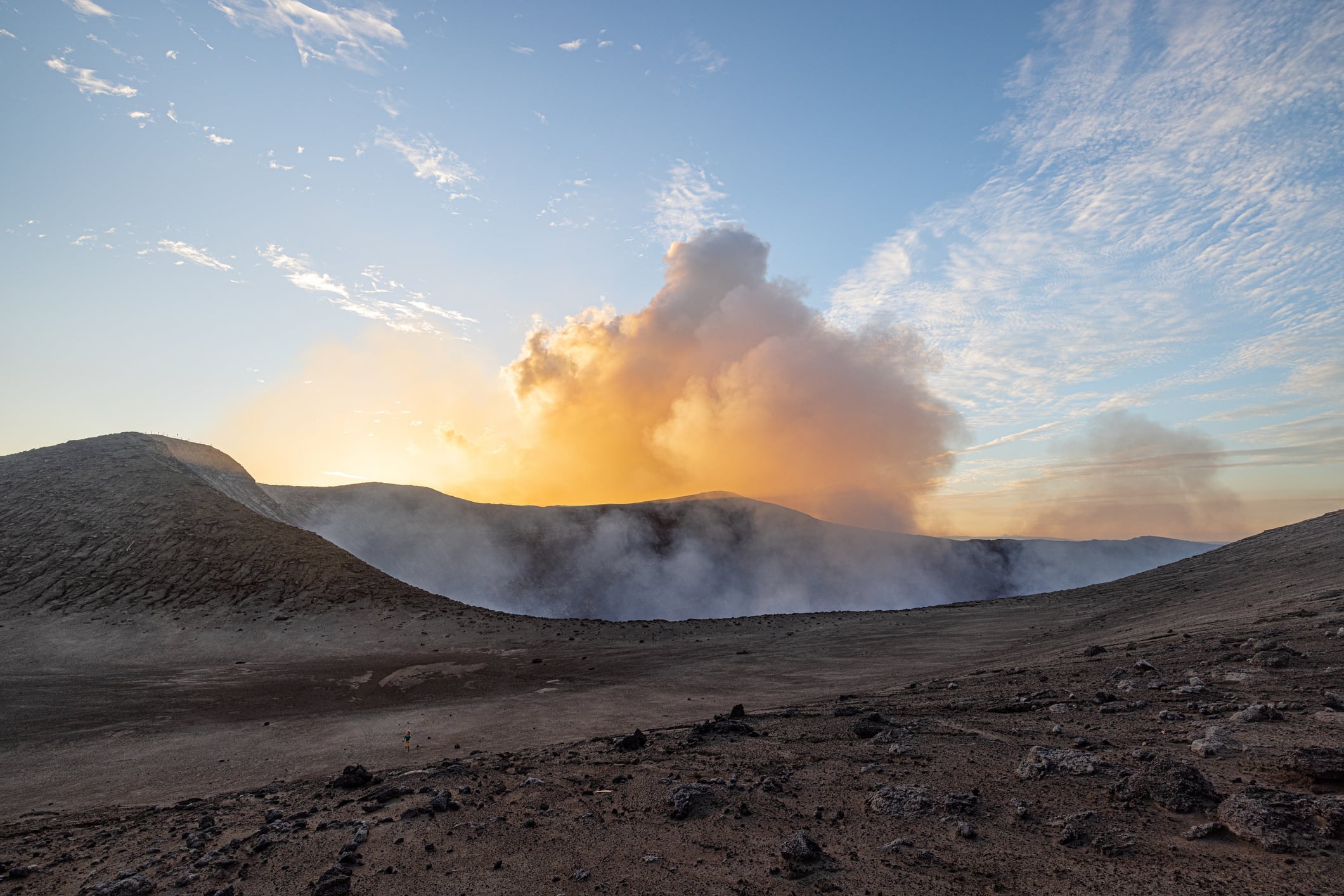 El volcán Taftán, al sur de Irán y que se creía extinto, parece haber despertado después de 710.000 años. (Imagen de referencia)