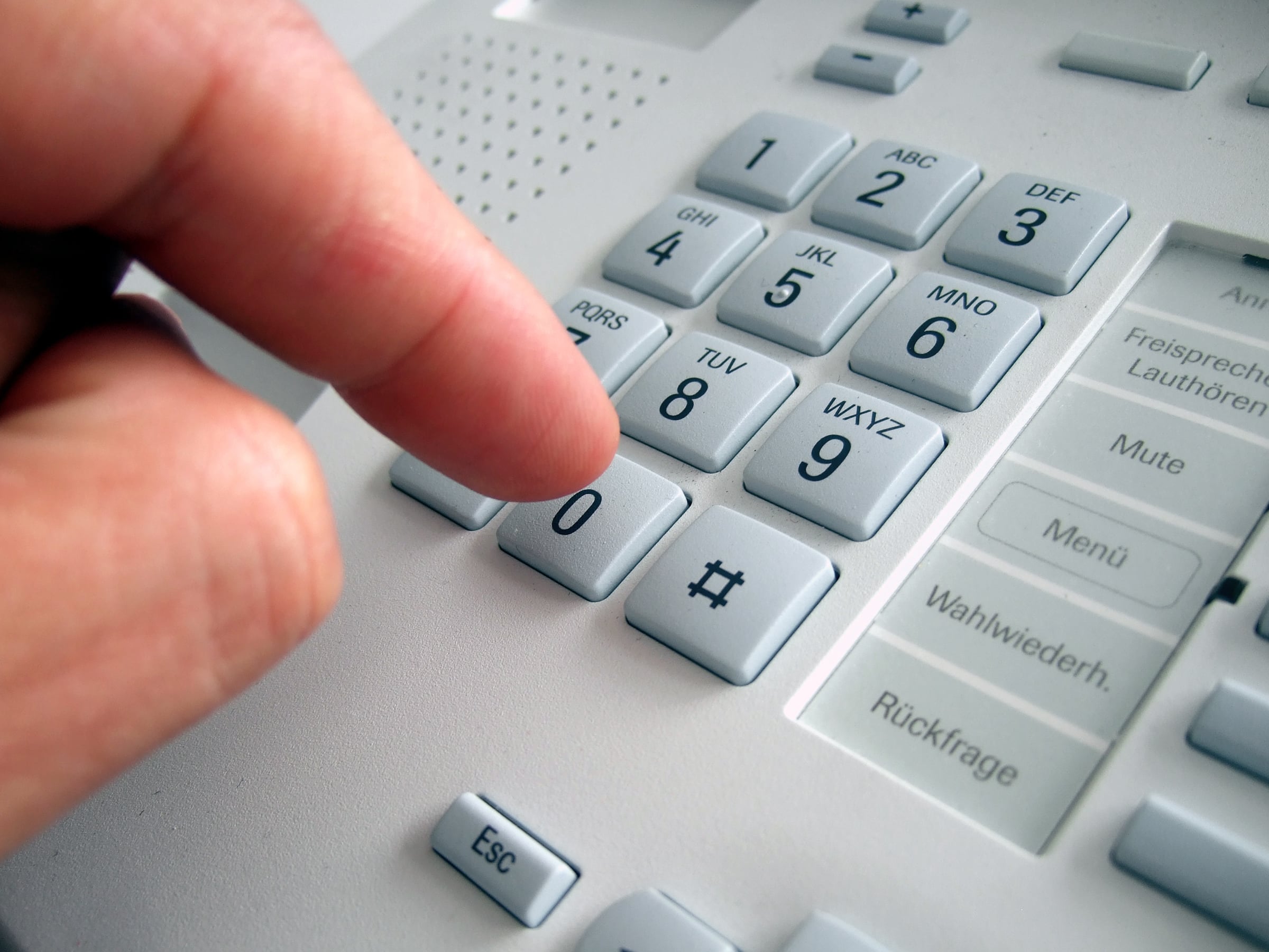 Foto de referencia sobre marcaje de números telefónicos