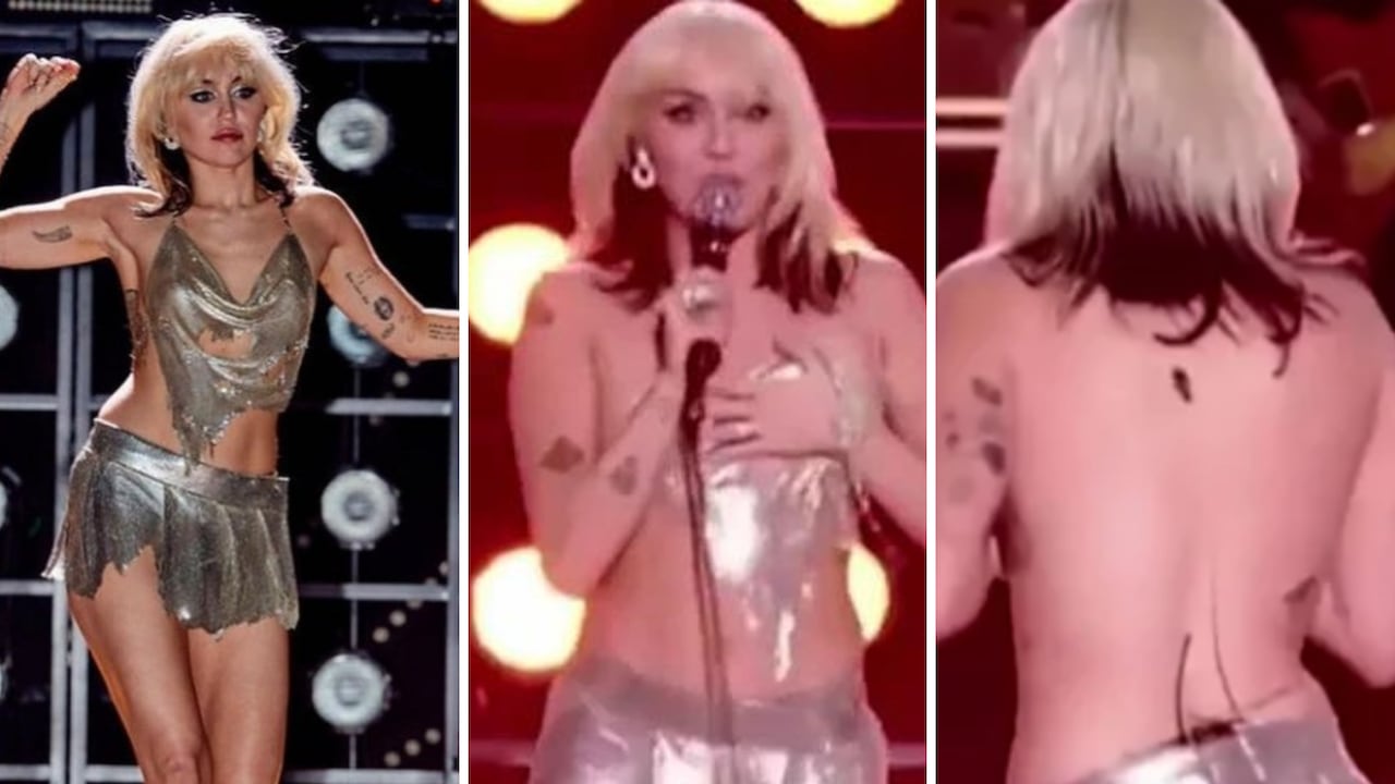 Cyrus tuvo un momento vergonzoso en el escenario de un evento en Miami.