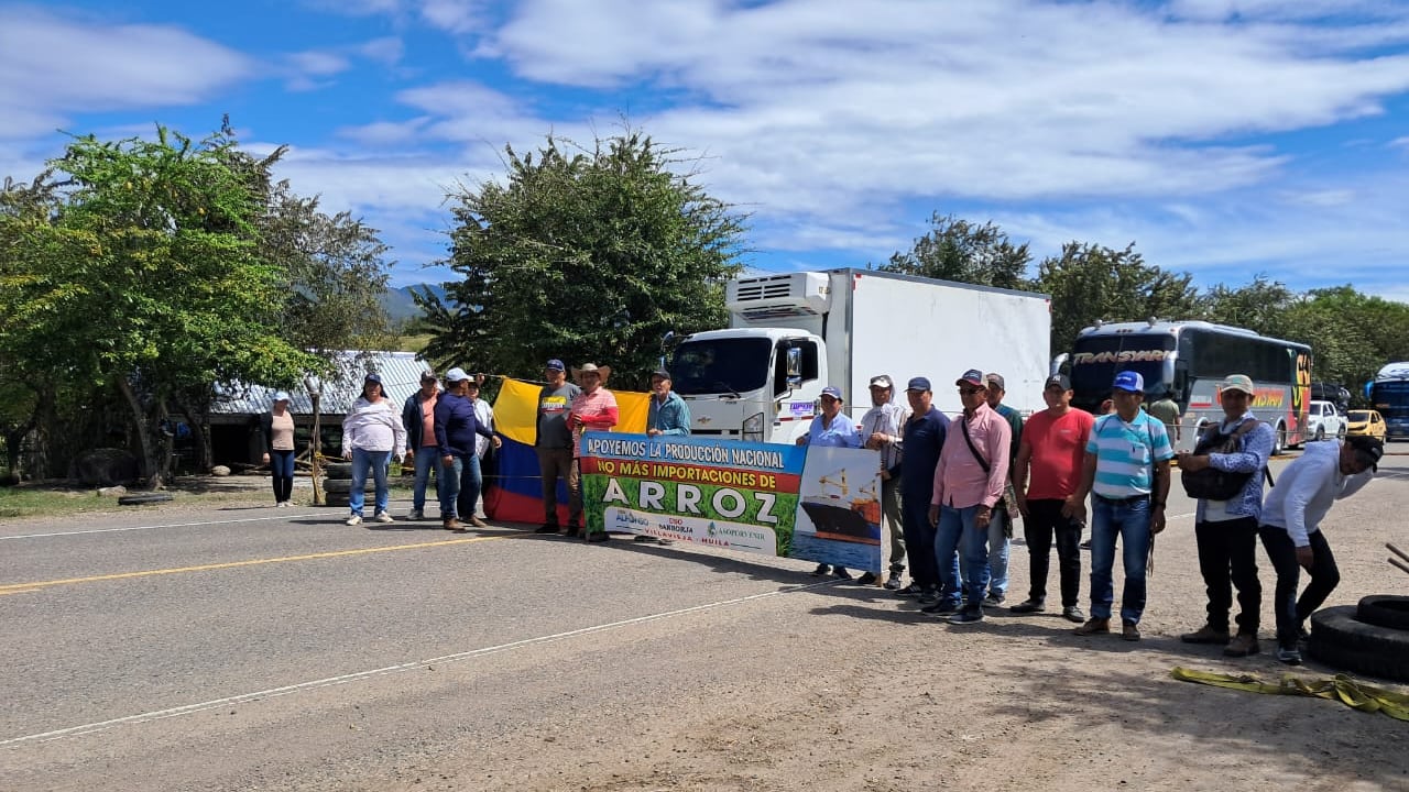 Los productores de arroz del país reclaman precios justos y mayores controles en el contrabando.