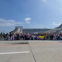 Llegó avión desde Líbano.