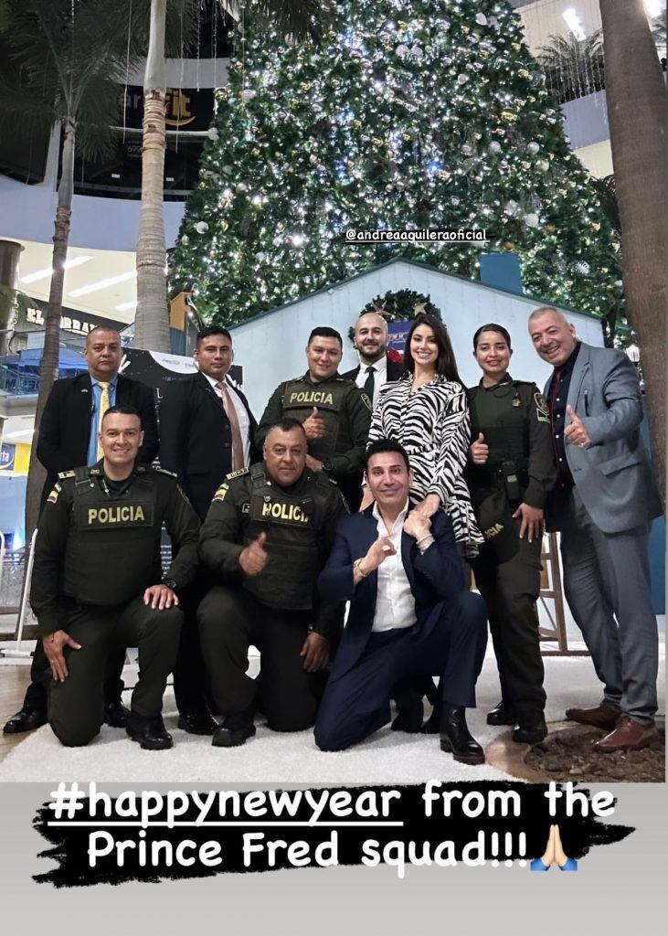 Foto publicada en Instagram por la modelo Andrea Aguilera Arroyave