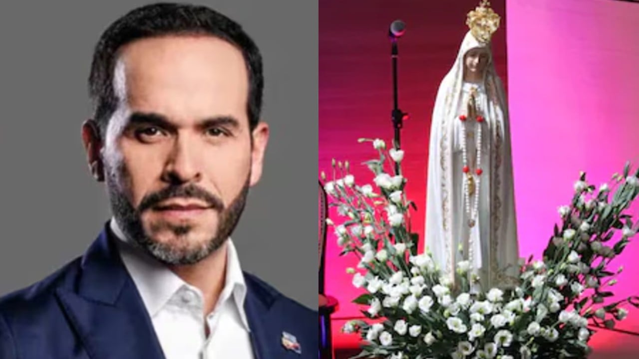 La Virgen de Fátima es uno de los símbolos presentes en la posesión presidencial de Abelardo De la Espriella