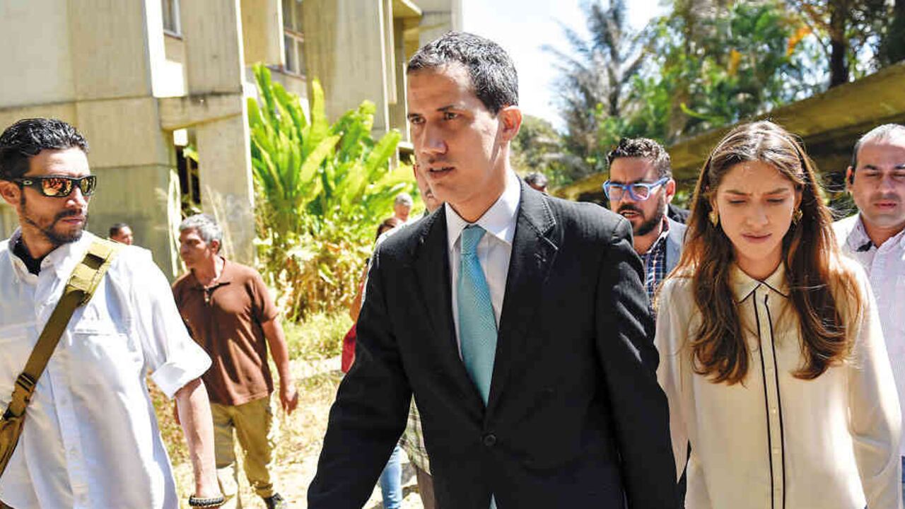 El presidente interino de Venezuela, Juan Guaidó, espera dirigir un gobierno de transición.