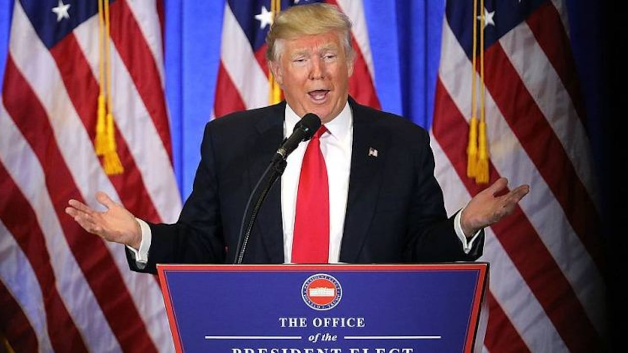 Donald Trump, presidente electo de Estados Unidos. Getty Images