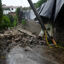 El Salvador fue uno de los países más afectados por el paso de la tormenta Julia. (Photo by Marvin RECINOS / AFP)