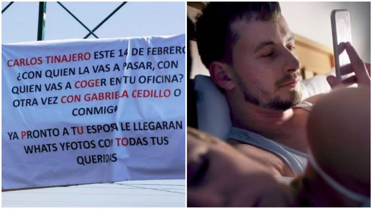 Hombre quedó expuesto en plena calle por presunta infidelidad (la imagen de la derecha es de referencia).