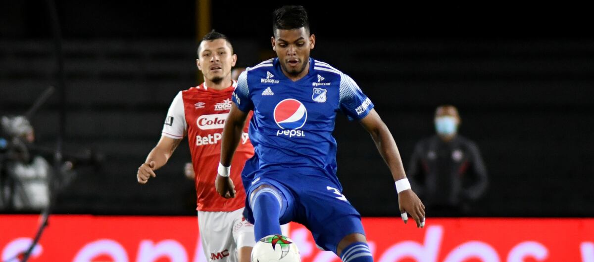 Santa Fe vs. Millonarios Liga Betplay. Foto: Prensa Dimayor.