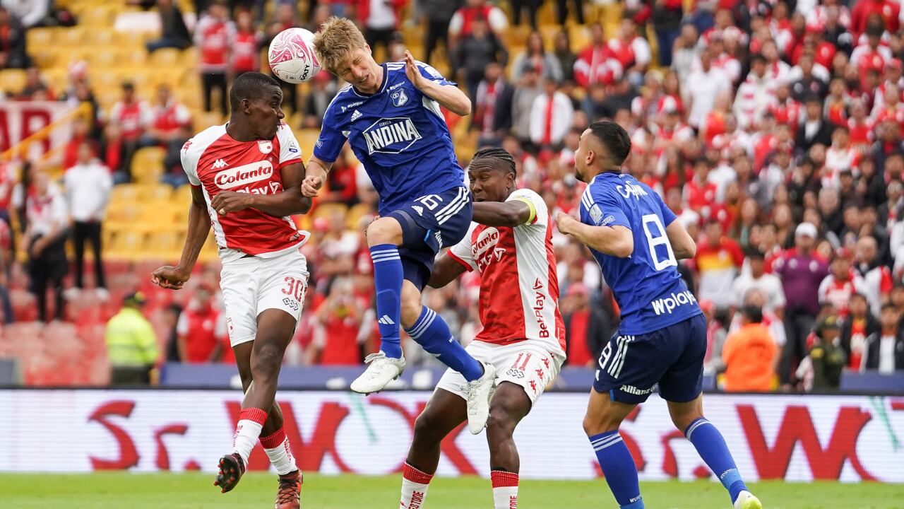 Santa Fe y Millonarios son los dos equipos más importantes de Bogotá.