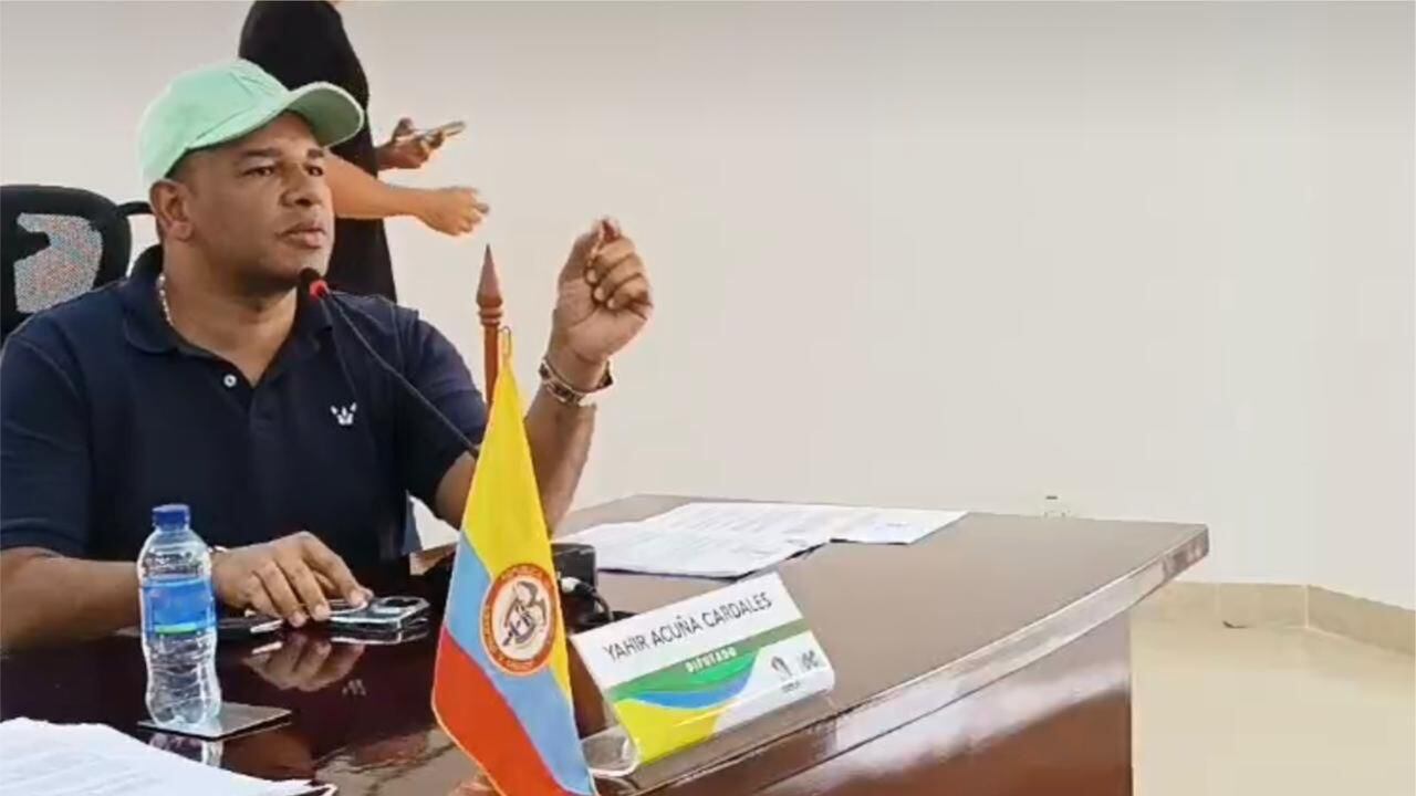Yahir Acuña, diputado de Sucre.