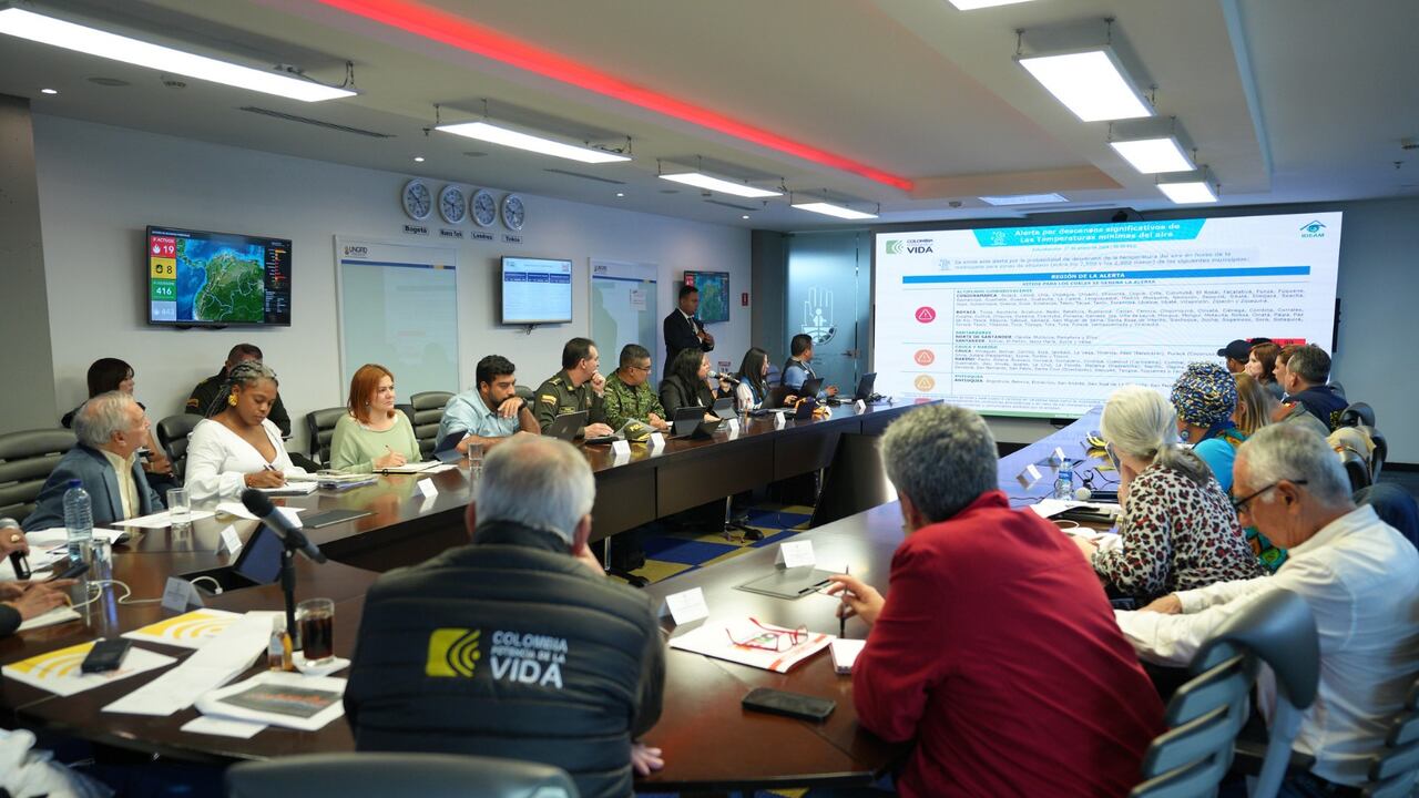 En la Sala de crisis nacional el mandatario recibió el balance de las operaciones que el Sistema Nacional del Riesgo de Desastres lleva a cabo para controlar las emergencias asociadas al Fenómeno de El Niño.