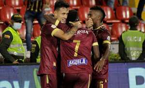 Tolima se fue adelante en el marcador con gol de Quiñones