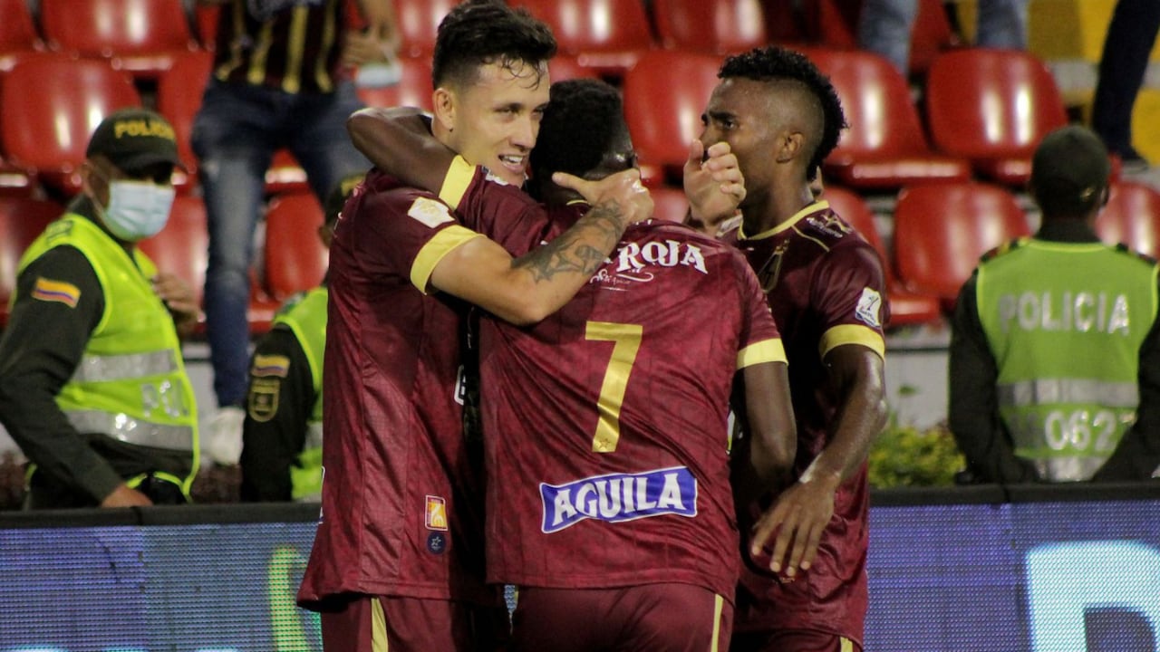 Tolima se fue adelante en el marcador con gol de Quiñones