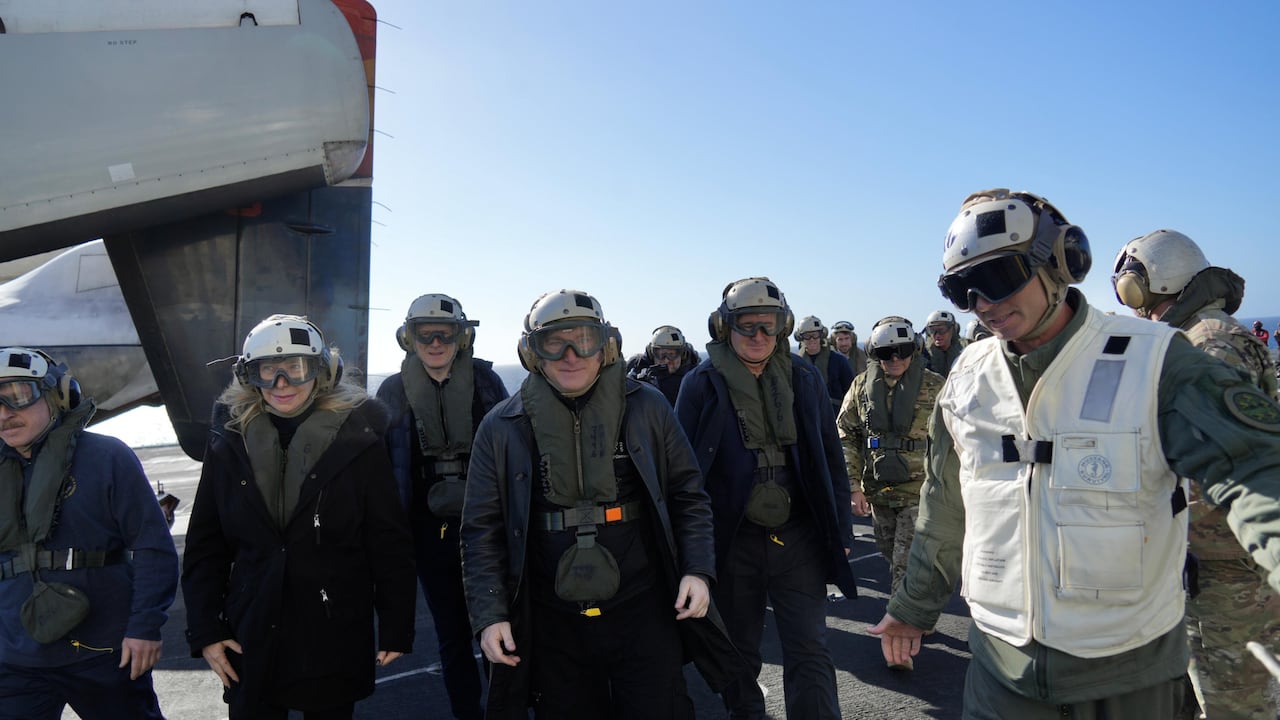 El presidente Javier Milei participó este mediodía de una actividad conjunta organizada por el Comando Sur de Estados Unidos.