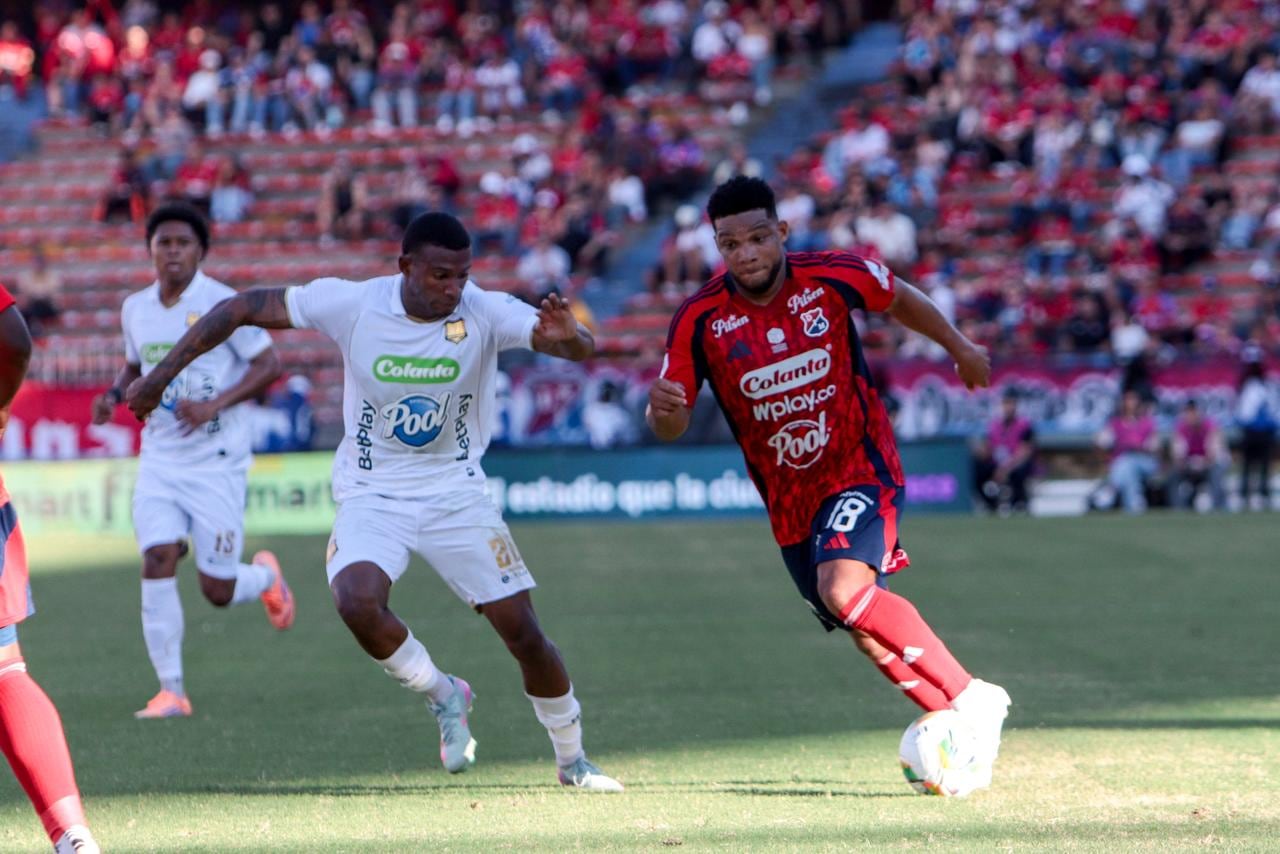 Independiente Medellín enfentando a Águilas Doradas en la fecha 19