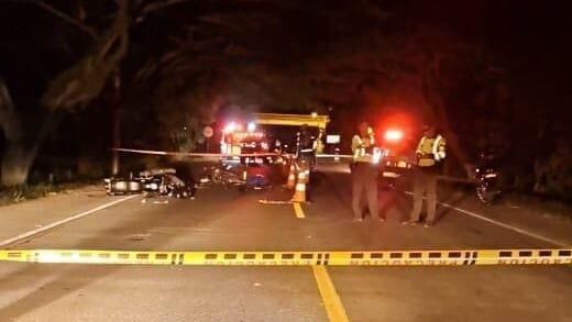 El impresionante accidente de tránsito que dejó tres personas muertas en la vía Rozo-Palmaseca en el Valle.