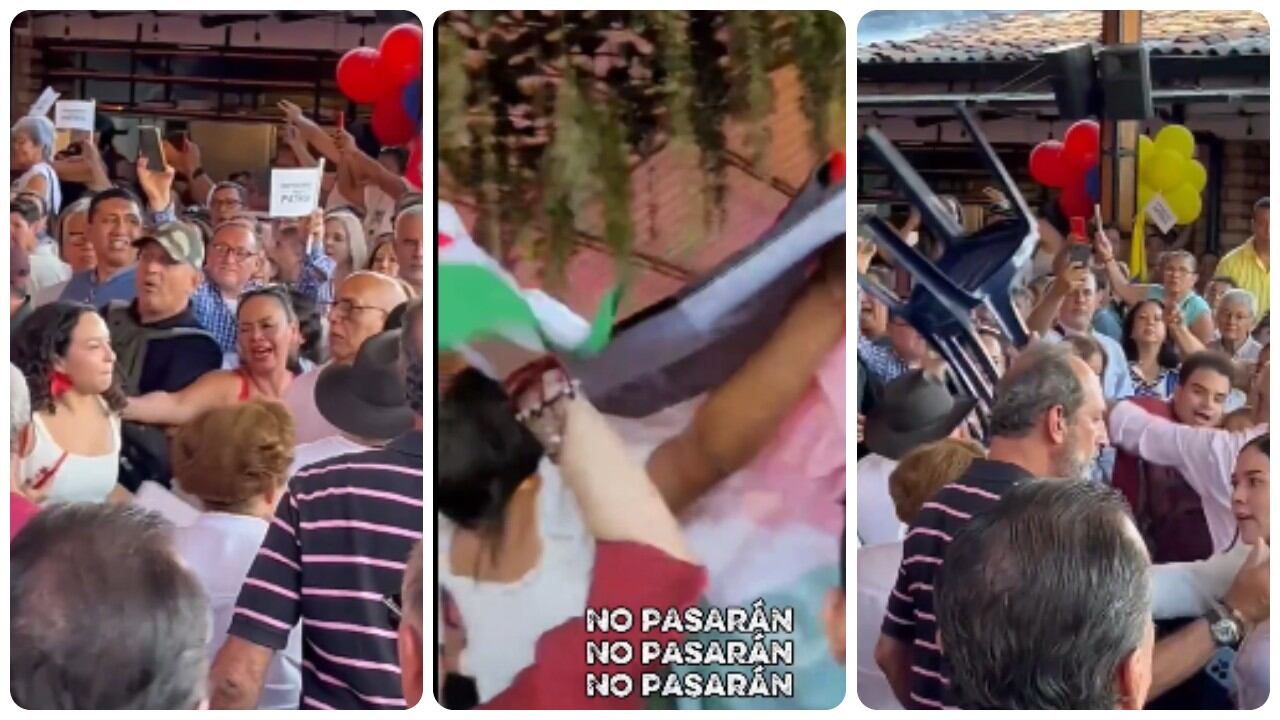 Altercado en evento de Abelardo de la Espriella.